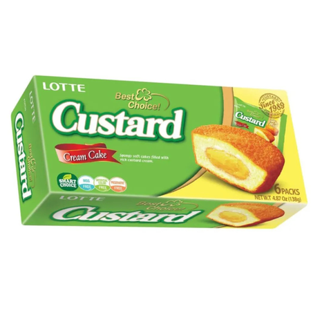 BOLO LOTTE CUSTARD 138G