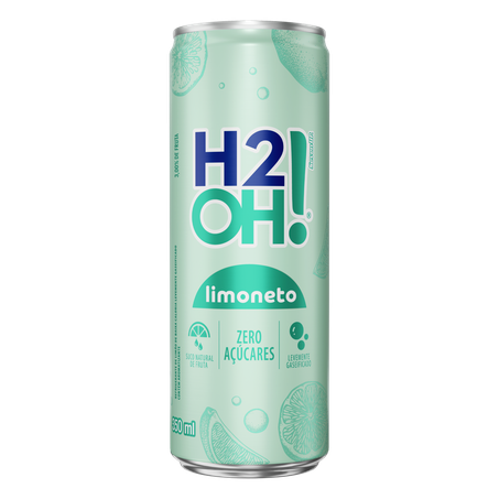Refrigerante H2OH Limoneto Lata Sleek 350ml