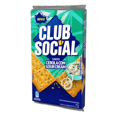 Bisc club social sour cream 141g