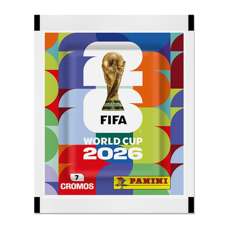 Figurinhas fifa copa panini 2026 envelope com 7un