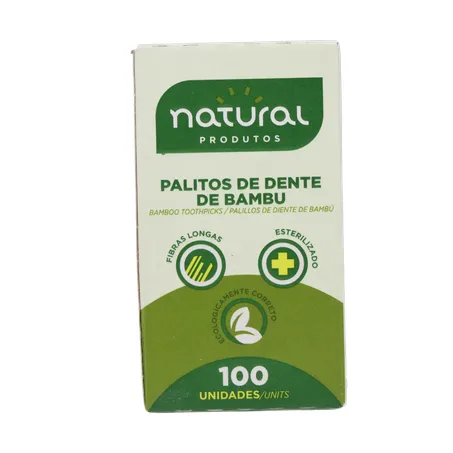 Palito dental natural bambu 100un 360-0