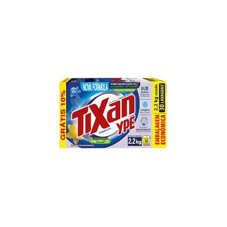 Lava Roupas Po Tixan 2,2kg Gratis 10%