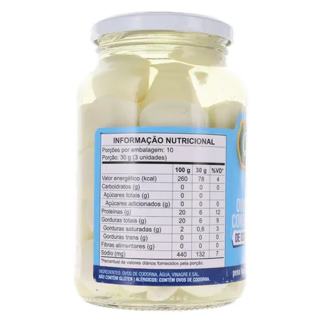 Ovos de codorna quintaes 300g 360-26