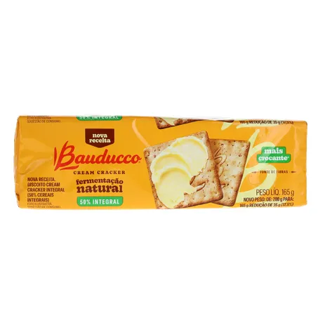 Biscoito Cracker Bauducco Integral 165g 360-35