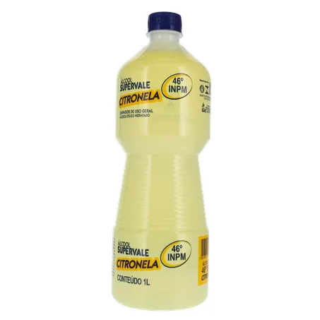 Álcool Super Vale 46 Inpm Citronela 1l 360-2