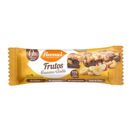 BARRA CER FLORMEL 27G BANANA/AVELA
