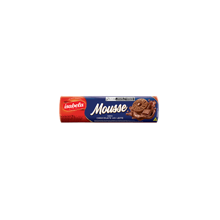 BISCOITO RECHEADO MOUSSE CHOCOLATE AO LEITE ISABELA130G