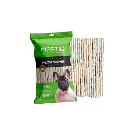Petisco Para Cães Mastig Palitinho Menta Flex Embalagem 70G
