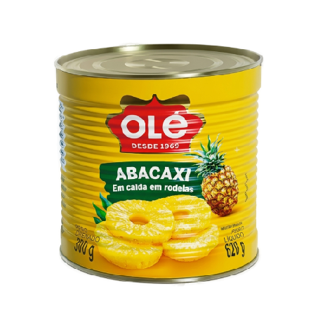 Abacaxi Em Calda Olé Rodelas Lt 300g