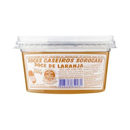 Doce sorocaba 250g laranja