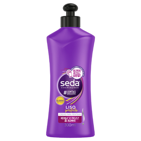 Creme pentear seda 300ml liso perfeito