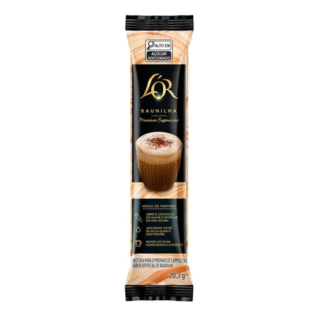 Café cappuccino baunilha lor 20.3g