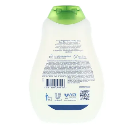 Shampoo Infantil Dove Baby Cabelos Claros 400ml 360-2