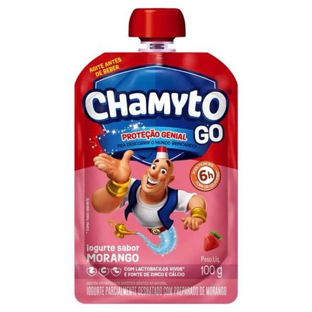Iogurte nestle chamyto go morango 100g