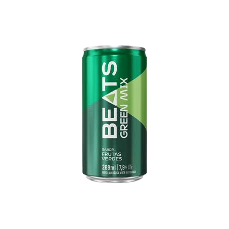 CERVEJA SKOL BEATS GREEN MIX LT 269ML