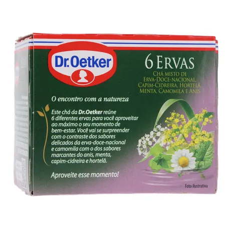 Cha Dr Oetker 6 Ervas C/10 Sachês 360-17