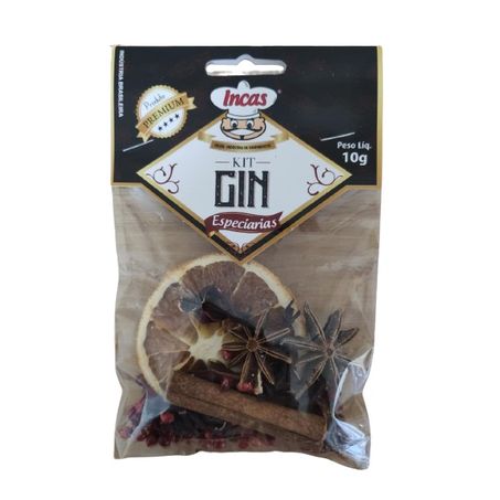KIT GIN ESPECIARIAS INCAS 10G