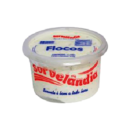 SORVETE SORVELANDIA LEITE CONDENSADO E FLOCOS 1L