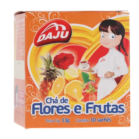 Cha daju flores e frutas 10sc 360-17