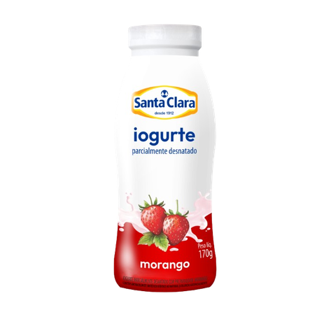 IOGURTE MORANGO SANTA CLARA 170 G                 