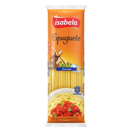 MACARRÃO DE SÊMOLA COM OVOS ESPAGUETE ISABELA
