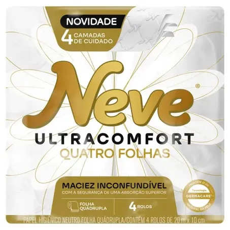 Papel hig neve folha quadrupla 20m c4
