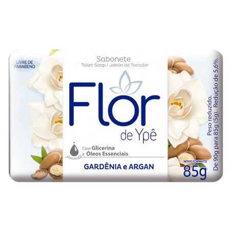 Sabonete flor de ypê gardênia e argan 85g