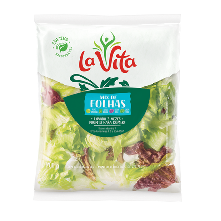 Feira Salada Mix de Folhas La Vita 200g