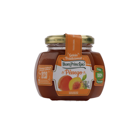 GELEIA TRADICIONAL DE PESSEGO 250G BOM PRINCIPIO 360-58