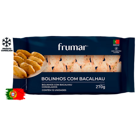BOLINHO DE BACALHAU FRUMAR CONG 270G