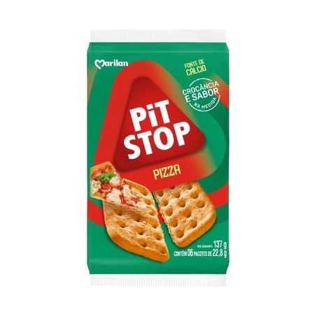 Biscoito marilan pit stop pizza 137g.