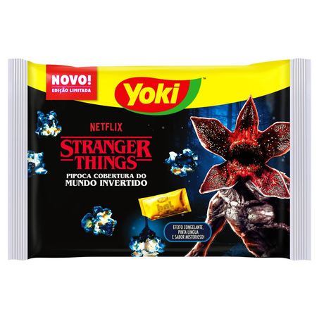 Milho de Pipoca para Micro-ondas Yoki .stranger 140g - Stranger Things