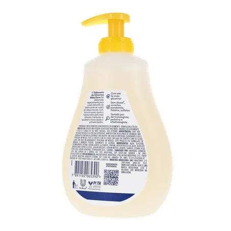 Sabonete Líquido Baby Dove Hidratação Glicerinada da Cabeça aos Pés Frasco 400ml 360-20