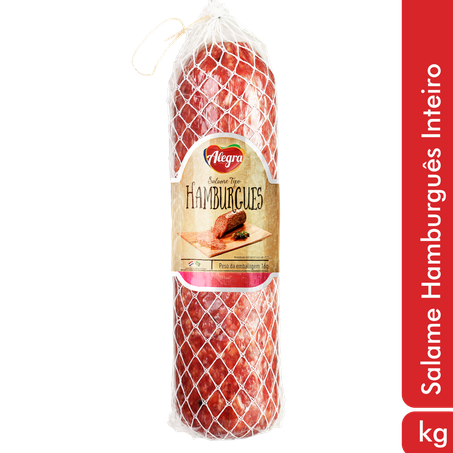 Alegra salame hamburguês inteiro kg