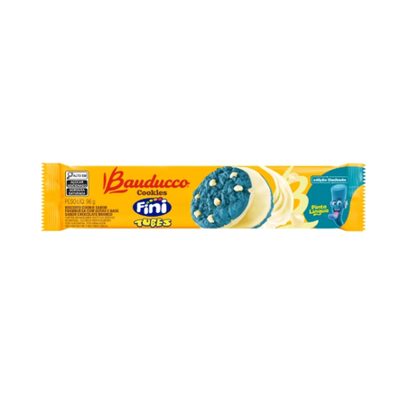 Biscoito Cookie Bauducco Framboesa Fini Tubes Pacote 96gr