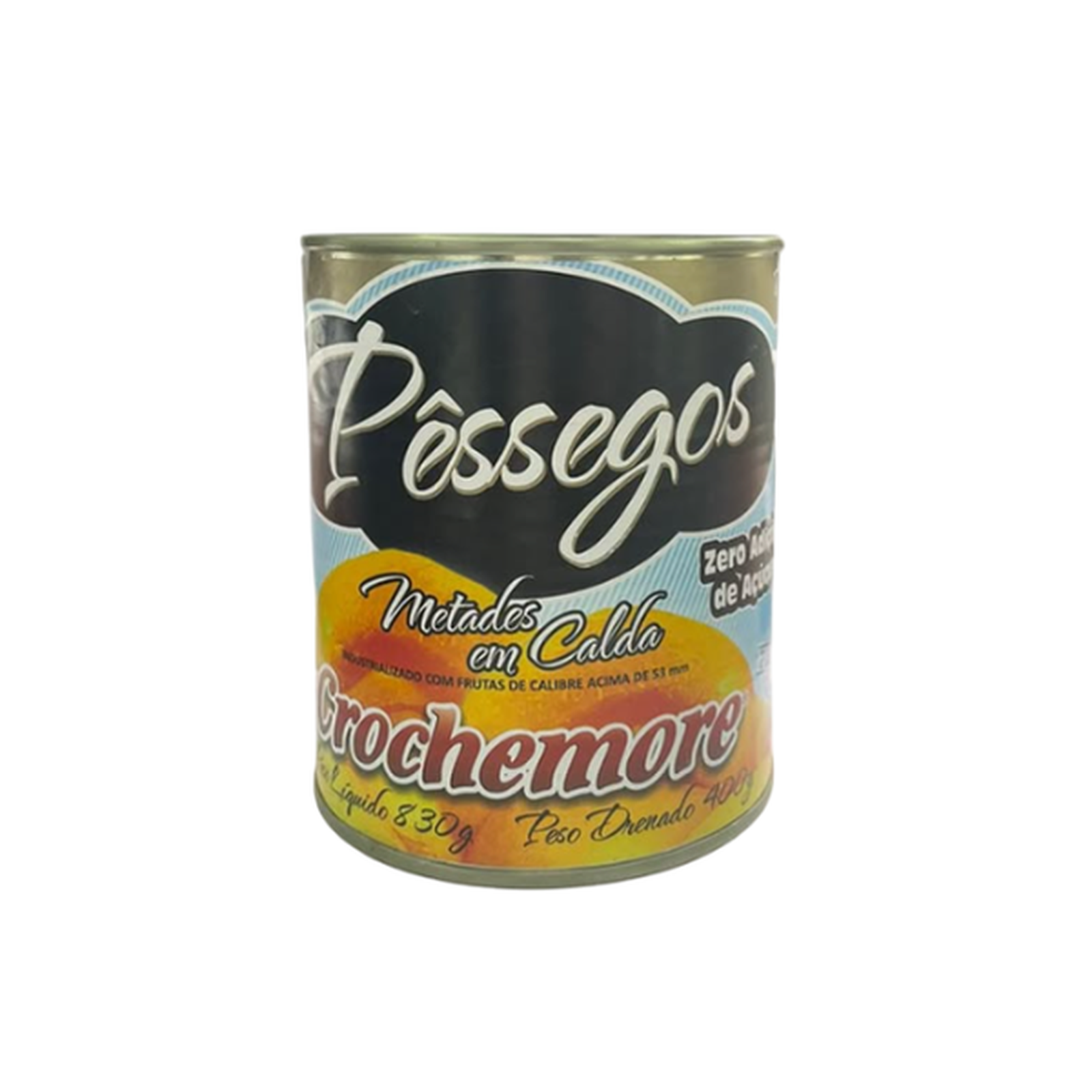 Pessego Calda Crochemore Zero Acucar Metade Lata 400g | GB Mix