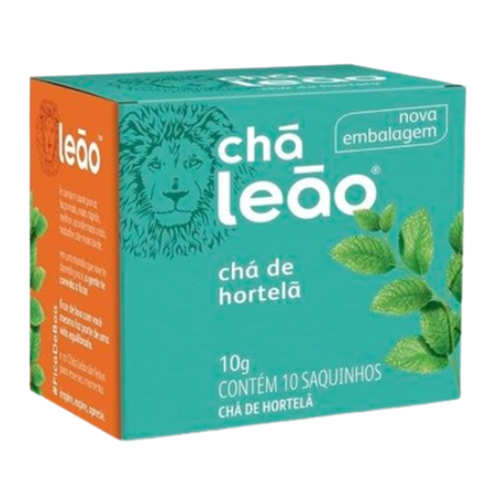 CHÁ HORTELÃ LEÃO C/10 SAQUINHOS