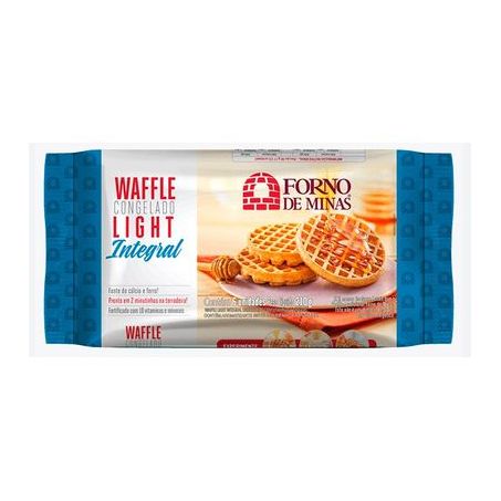 Waffle forno de minas light integral pct 280g