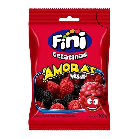 Bala gelatina fini 100g amoras