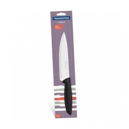 Faca chef plenus inox preto