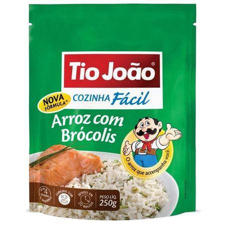 Arroz tio joão 250g cozinha fácil brócolis