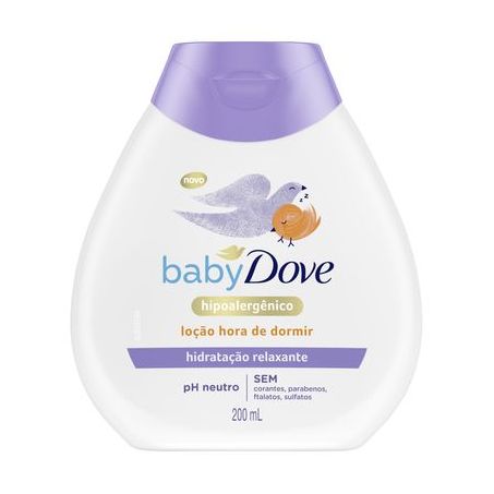 Loção hidratante baby hora dormir dove 200ml
