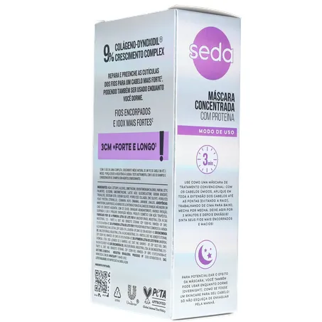 Máscara Concentrada De Tratamento Seda Mega Crescimento 90g 360-23