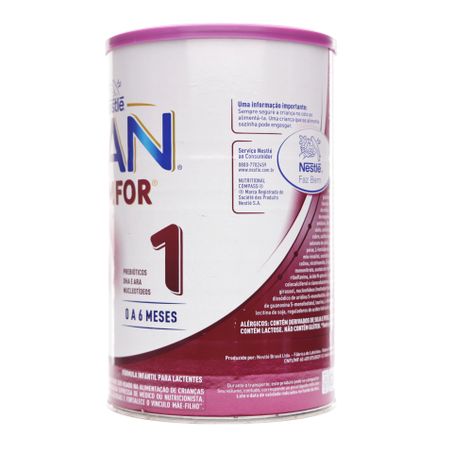 Leite nestle nan comfort 1 0 à 6 meses 1.2kg 360-11