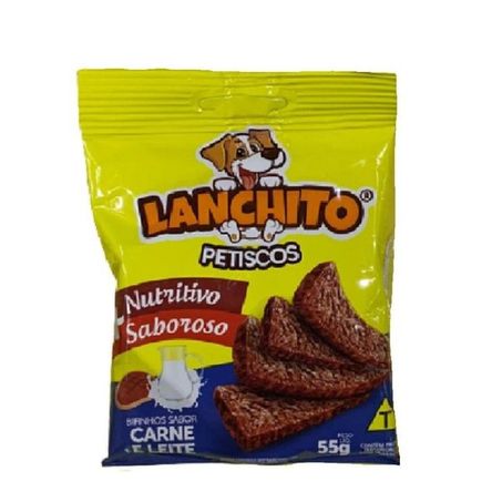 Petisco lanchito carne leite 55g