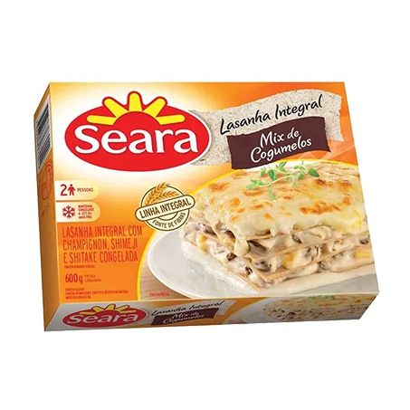 Lasanha seara 600g mix cogumelos