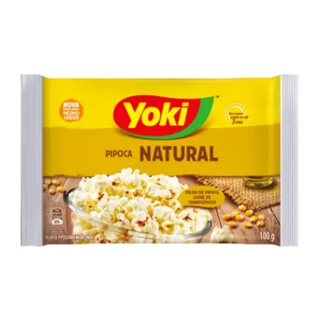 Pipoca yoki microondas natural 100g
