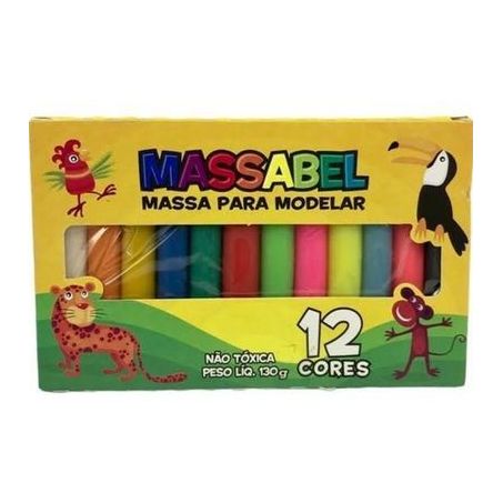 MASSINHA MODELAR 130G 12C MASSAPEL