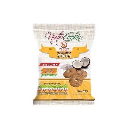 Rosquinha Coco S/Gluten Nutri Cookie 35G