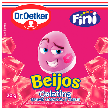 Gelatina fini 20g beijos
